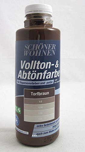 Voll- und Abtönfarbe Torfbraun 500 ml