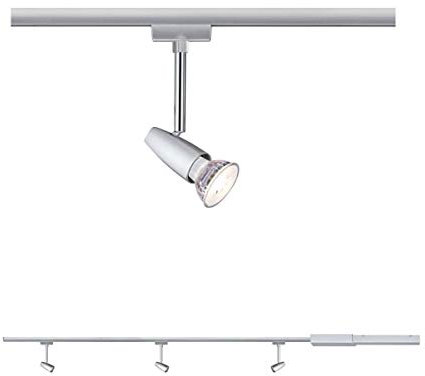 Paulmann URail Schienenspot Smart Home Zigbee 3.0 Barelli Basisset GU10 max. 3x10W dimmbar 230V Chrom matt/Chrom Smart Home Zigbee 5062