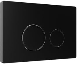 Drückerplatte Black Matt Schwarz LAV 200.4.4 für Lavita Vorwandelement 40 & 50