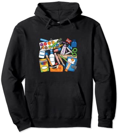 Creative Artist Boîte à outils avec stylo et stylo Sweat à Capuche