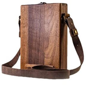 Writers Messenger Holzbox, Aufbewahrung Von Bleistiftboxen Aus Holz, Vintage-Multifunktions-Aufbewahrungsbox für Künstlerwerkzeuge und Pinsel Aus Holz für Alle, Die Einfach Gerne Schreiben,Braun