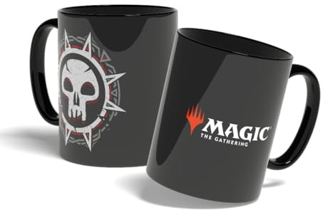 Konix Magic The Gathering Tazza in ceramica - 320 ml - Design mana nero