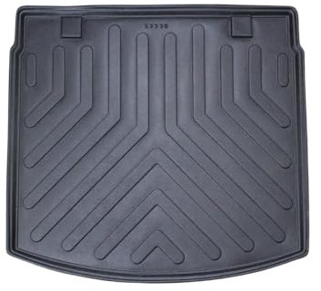 Trimak Passgenau 3D Kofferraumwanne Kompatibel mit Seat Altea XL Kofferraummatte Schutzmatte Auto Zubehör Antirutschmatte Kantenschutz TPE Gummi Dauerhaft Schwarz