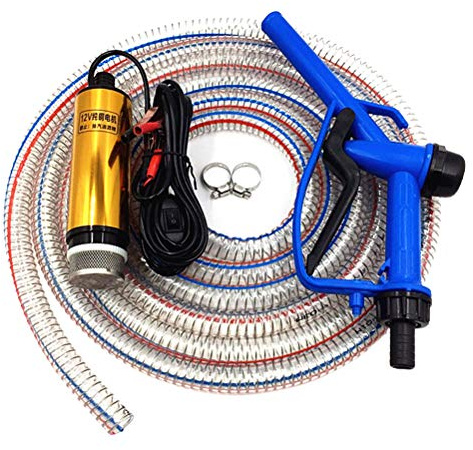 Bomba de Bombeo Eléctrica de 12 V, Dispensador de Reabastecimiento de Combustible Diésel Ligero y Flexible para la Mayoría de los Modelos, Apariencia Impresionante (aleatorio)