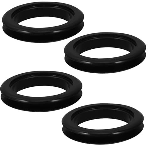 BESPORTBLE 4 Teiliges Regenschirm Lochring Set Outdoor Regenschirm Lochring Terrassentisch Regenschirm Lochring Regenschirm Festes Werkzeug Transparenter Tischschirmring