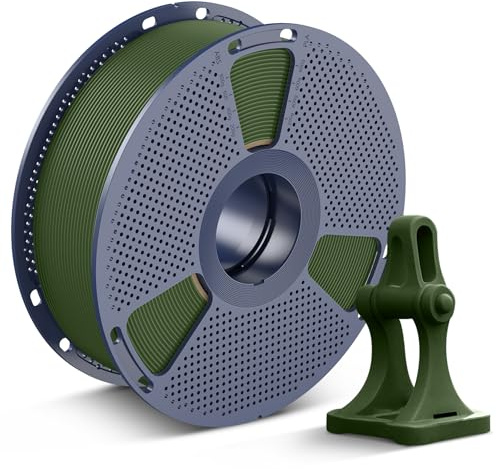 SUNLU High Speed PLA+2.0 Olivgrün Filament 1.75mm, PLA Plus 2.0 Filament | 600mm/s Hochgeschwindigkeits Filament PLA+ 2.0, Hohe Zähigkeit & Schlagfestigkeit, Olivgrün 1000g