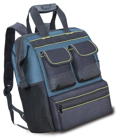 Backpack Tool Bag Oxford Cloth Tool Storage Organization Electrician Plumber Large Capacity Outdoor Industrial