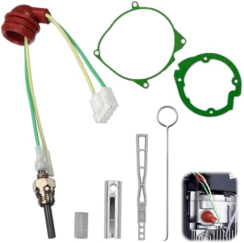 UQTUKO Candela di ricambio per riscaldamento diesel, 12 V, 2 KW, 5 KW/8 KW, in ceramica, per riscaldamento da parcheggio, kit di riparazione in ceramica, pin di candela, kit per riscaldamento diesel