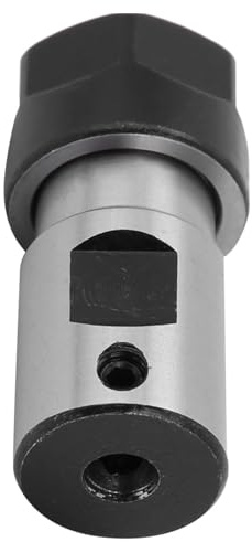 Cryfokt Precise CNC Spacer Sleeve/Shaft Extender Drill Chuck, High Hardness for Deep Hole Processing, Suitable for Drill Chuck, Metal Material (5mm shaft diameter)