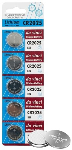 BML CR2025 Lithium Coin Cell Battery 3V Long Lasting Power for Watches Car Key Fobs Calculators Medical Devices and Small Electronics (5)