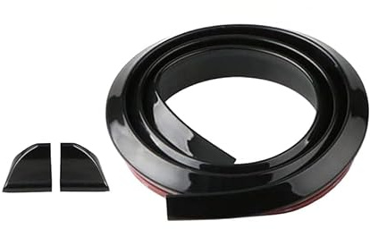 Woniyal Heckspoiler passend für Ford Fiesta MK6 5 Doors (2002-2008), Carbon Optik Kofferraum Spoilerlippe Hinten Heckflügel Tuning Aerodynamik Hecklippe Glänzend
