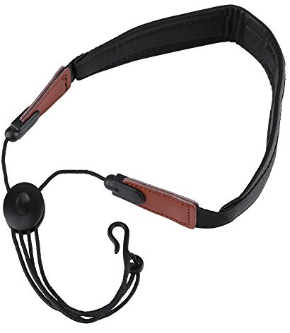 Deluxe Universal Verstellbare Weich Gepolsterte Trageriemen Leder Altsaxophon Hals Gurt Schultergurt Musikinstrument Zubehör Mit Metallhaken Für Saxophone, Hörner, Bass-klarinetten, Basoons, Oboen Und