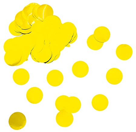 Oblique Unique® Papier Konfetti Tisch Streu Deko für Geburtstag Party Goldene Hochzeit Feier JGA Junggesellinnenabschied Jubiläum Einschulung Gold