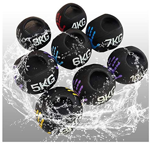 Medizinball Binaurale Medizin Ball Gummi Elastische Kugel, Männliche Und Weibliche Kernmuskel Krafttraining Fitness Ball, Home Indoor Fitnessgeräte (Size : 4kg/8.8lbs)