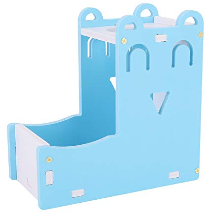 Tiiyee Hamster Food And Water Dispenser Pets Feeder, 2 In 1 Automatic Hamsters Drinking Bottle with Food Container Gravity Station Set Non Slip Food Bowl for Rats Guinea Ferrets Rabbits Small Animals