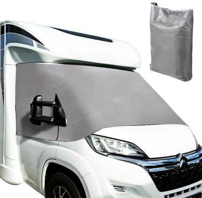Drive Rv Windshield Cover, Fiat Ducato Windscreen Cover, for Model Ducato Type X250 X290, Privacy Protection Uv Protection Thermal Mat Fiat Ducato Classic Accessories