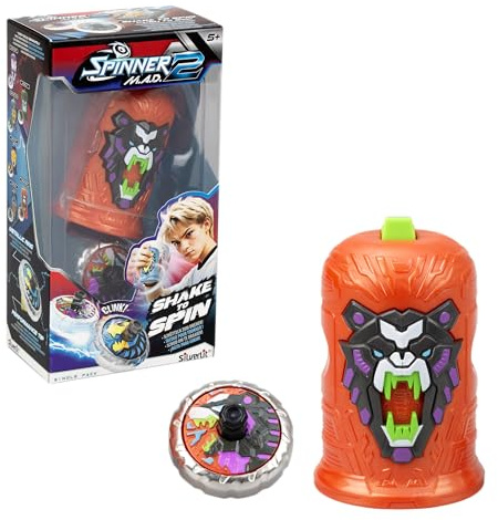 Silverlit - Spinner Mad 2-1 toupie avec Son Shaker - Modèle Aléatoire - A partir de 5 Ans