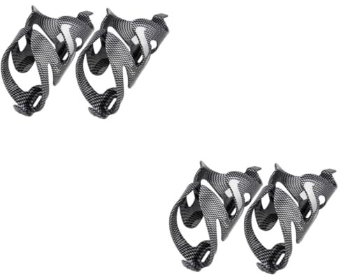 VANZACK 4stücke Carbon Fiber Wasserflaschenhalter Für Mountainbikes Schnellverschluss Trinkflaschenhalter Leicht Und Verstellbar Für Radfahrer Und Outdoor-aktivitäten