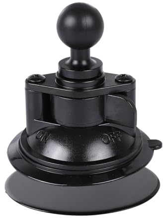 Base de ventosa de bola de 1 pulgada con disco de montaje adhesivo para salpicadero compatible con soportes RAM y otros soportes de teléfono de bola de 25 mm de tamaño B