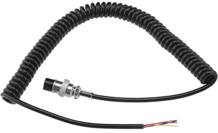 Be In Your Mind Cavo Per Microfono Radio Cavo Di Prolunga Per Microfono Con Connettore Per Testa Aeronautica A 4 Pin Precablato Cavo A Molla Per Microfono Per Radio CB HAM