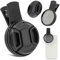 Filtro variable ND2-ND400 de 52 mm, kit de filtro ND de lente de teléfono con clip, filtro universal de densidad neutra ajustable compatible con teléfonos inteligentes iPhone, Samsung/Android (tamaño: