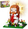 Millionspring Jesus Building Block Set Age 6+ with Light,Jesus Figure Toy Model,Home Chapel Decor Easter Gifts for Kids,Adults(324PCS)