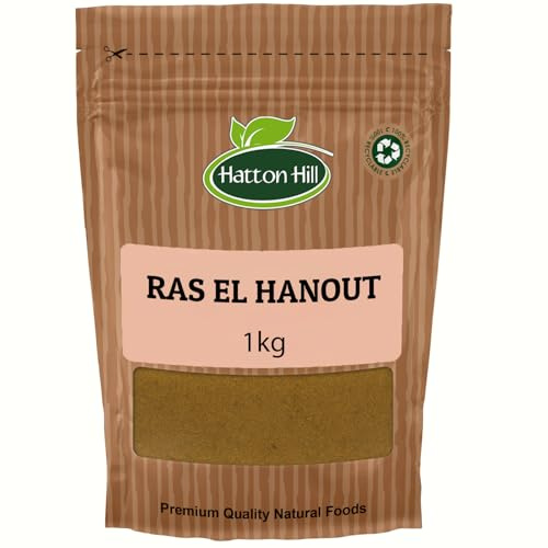 Ras El Hanout 1kg by Hatton Hill | The Exquisite Moroccan Spice Blend, Mix, Full of Flavor Meat, Fish, Chicken, Soup, Stew Any Dishes