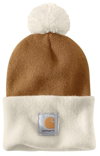 Carhartt Herren Beanie-Mütze Knit Pom Cuffed Beanie