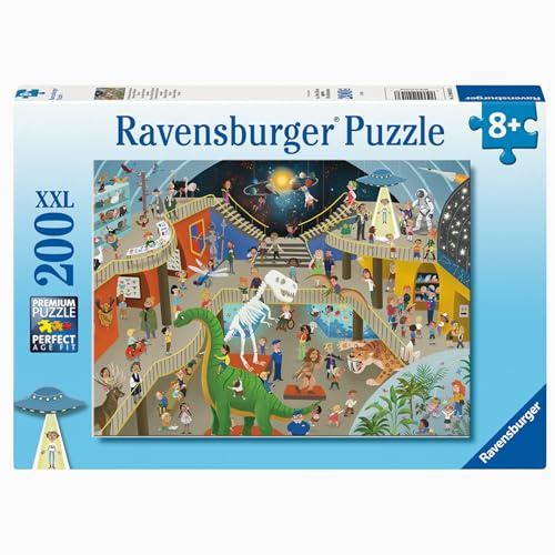 Ravensburger Puzzle Im Naturkundemuseum - 200 XXL Teile Puzzle ab 8 Jahre | 200 XXL Teile Puzzle, Kinderpuzzle ab 8 Jahre, Ravensburger Qualität