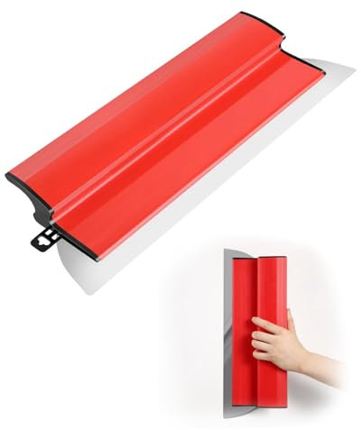 Yabingbos Spatule à surface 16 pouces/40 cm avec lame en acier inoxydable (0,5 mm), outil de spatule pour grandes surfaces dans la décoration murale et les travaux de construction