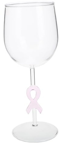 MUCKLILY Bicchiere da Vino a Stelo dal Design Unico in Vetro