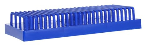 Cabilock Trockengestell Für Laborobjektträger Mikroskop-Objektträgerhalter Aus Kunststoff Mehrschichtiges Objektträger Abtropfgestell Mit Schnelltrocknendem Design Platzsparend 8.86 X 3.94 X 1.65 in