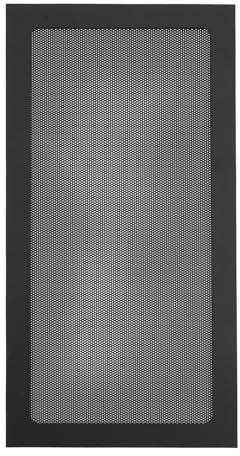 Cocoarm PC-Gehäuse-Staubnetzfilter, Magnetische Staubdichte PVC-Abdeckung mit Ultrafeinen Löchern für die Belüftung des Computerlüfters und den Schutz des Netzteils (Black)