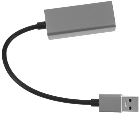 Operitacx Adattatore Ethernet e Type-c in Alluminio Gigabit Scheda Rete Esterna Portatile Plug Play per Laptop e Tablet per Viaggi Outdoor