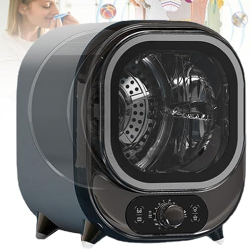Secadora De CondensacióN PortáTil EléCtrica De Sobremesa Con Capacidad De Carga De 0.8 Kg, Tina De Acero Inoxidable, Ideal Para Hogares, Apartamentos Y Autocaravanas(A)