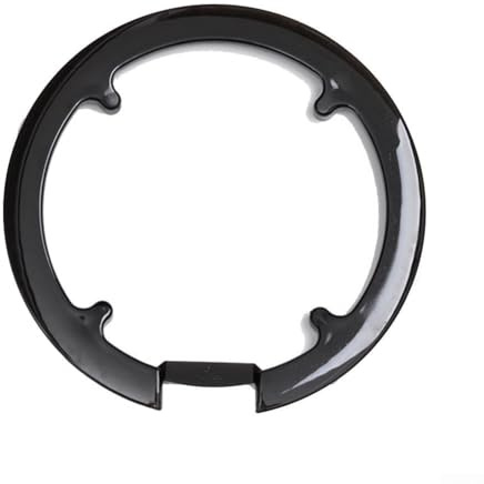 Black Plastic Bicycle Crank Guard for Chain Ring Protection – Quick-Install, Easy-Clean Protective Cover for Bike Cranks, Suitable for Standard Chainwheel Sizes