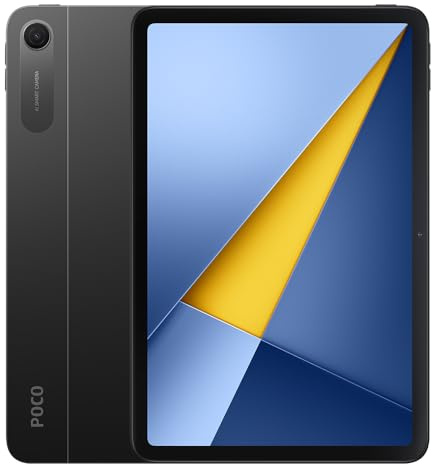 POCO Pad C1, Tablet 9.7'', 6+64GB, Android 16, Snapdragon 6s 4G Gen 2, Batteria Lunga Autonomia 7600mAh, IPS LCD, 120Hz,18W, HyperOS 3, con caricabatterie(Nero)