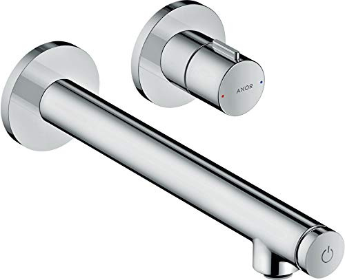 AXOR Wasserhahn Uno Select Unterputz (Armatur mit Auslauf Länge 220mm, Wandmontage) Chrom