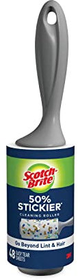 Scotch-Brite Lint Roller, Extra Sticky, 48 Sheets/Roll (MMM830RS48)
