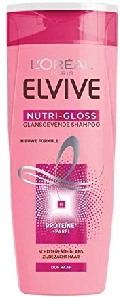 6er Pack - L’Oréal Elvive Nutri Gloss - Glänzendes Shampoo - für stumpfes Haar - 250 ml