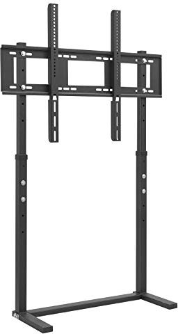 UNHO Floor TV Stand With Bracket: Free Standing Trolley Height Adjustable for 32-85 Flat Panel LED LCD Screens, Max VESA 800x600, Loading Weight 40KG