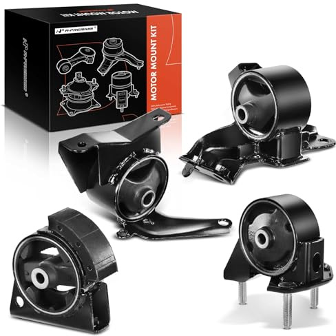 A-Premium 4PCS Engine Motor Mount and Transmission Mount Set Compatible with Toyota Corolla 1993-1997 & Geo Prizm 1993-1997, L4 1.6L Automatic Transmission