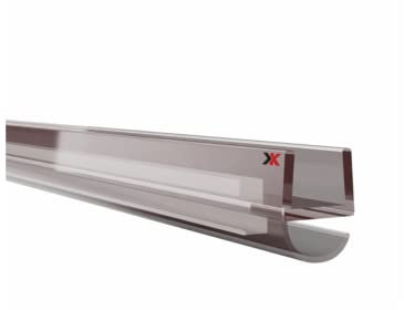 KRAUS Premium Duschdichtung DD-6 Duschtürdichtung für 8mm Glasstärke à 2000mm in grautransparenter Optik Duschdichtungen für Duschtüren & Duschkabinen Dichtungen vom Profi