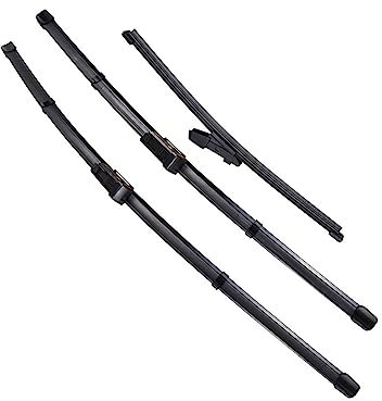 Auto Wischerblätter Für VW Für Polo 6R Fließheck 2009-2017 LHD Auto Vorne Und Hinten Wischer Blades Set Windschutzscheibe Windschutz Fenster 24 +16 + 11 Scheibenwischerarm Blatt