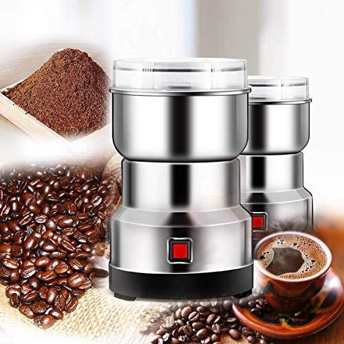 NOALED Macinino per Cereali Elettrico per Uso Domestico Macina per Cereali Multifunzione Macina per Piccoli Cereali per la casa Erbe Spezie Noci Grani Macinazione di Chicchi di caffè