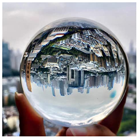 ComAce Ball Lensball Klarglaskugel Fotografie Requisiten Neue Linse Dekorative Kugeln (Size : 60mm) Voller Textur