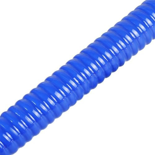 Ansaugrohr 16 18 20 25 28 Mm Flexibler Silikonschlauch Wasserrohr Kühlerrohr Für Lufteinlass Gummiverbindungsrohr Schwarz Lufteinlässe (Größe : Blue-ID-20mm)