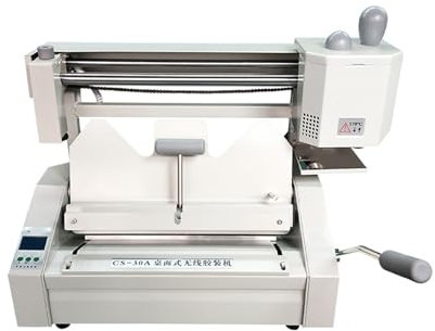 JOXLOVER Bindemaschine, Binder, CS-30A Heißschmelzklebebindemaschine Bieten Sie zu Hause eine drahtlose Buchbindung in EIN Volumen Heißschmelzklebebinder an für Briefpapier im Format A4, A5