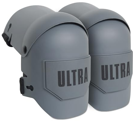 VXS Ultra Work Knee Pads - Premium Knee Pads for work, Men & Women with Triple-Layer Foam Cushioning, Heavy Duty Outer Shell - For DIY, Roofing, Flooring, Constrution
