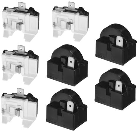 Relais Thermique de Ptc Protection Démarrage pour Réfrigérateur | Kit pour Compresseur, Application sur Réfrigérateurs Domestiques et Congélateurs, 1 Set